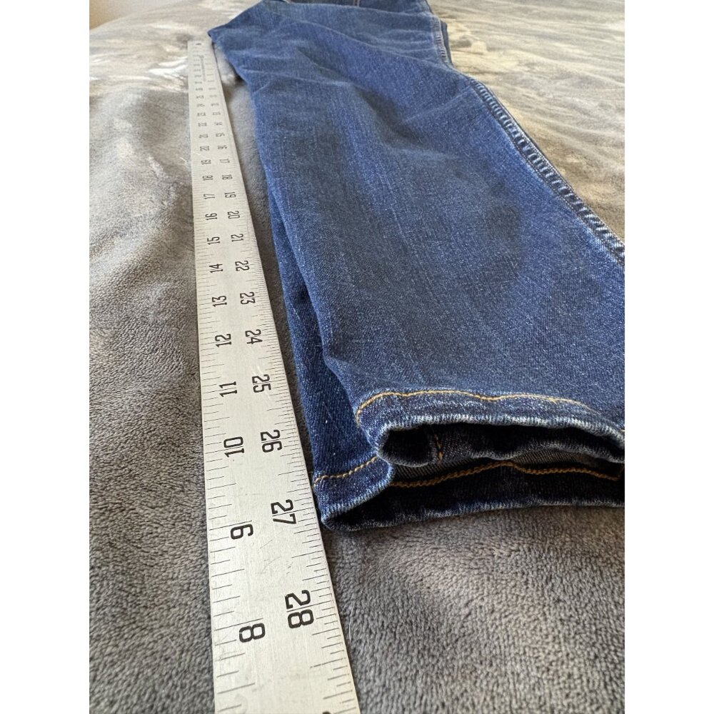 Spanx Women's High-Waisted Skinny Denim Leggings Blue Dark Wash - Picture 8 of 8